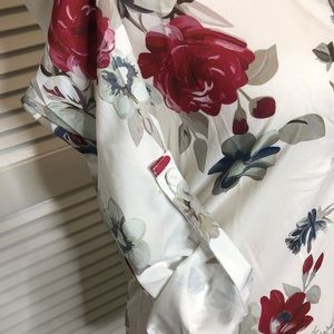 Silk Floral print Blouse
